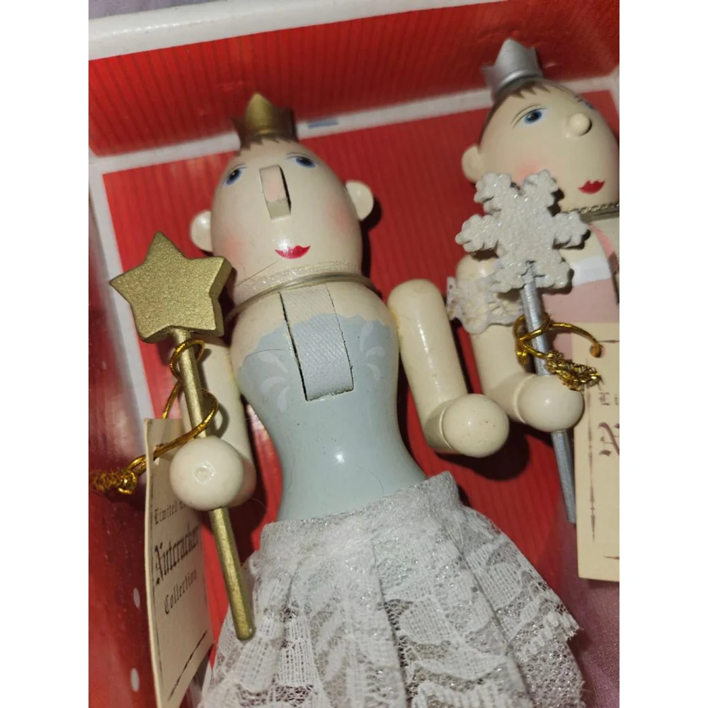 Limited Edition Target 2008 Ballerina FAIRIES Pink Blue Nutcrackers Rare New